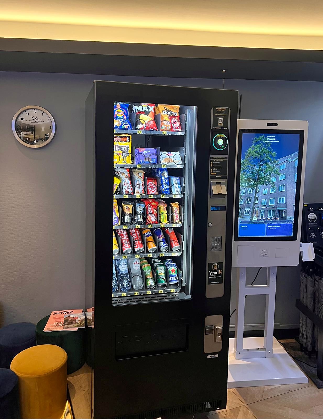 Vend8 automaat bij The Muse Boutique Hotel